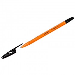 Ручка шариковая Berlingo Tribase Orange, зеленая, 0,7мм,  арт. CBp_70914